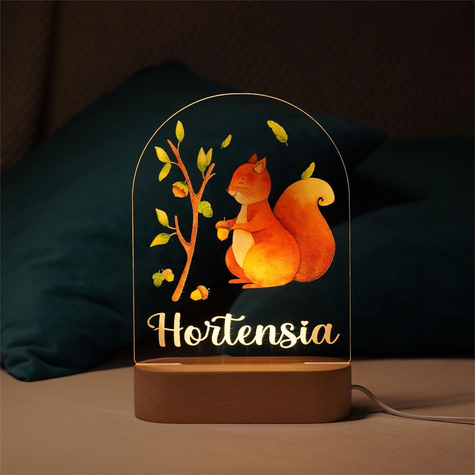 Lampe Personnalisée Bébé - Écureuil – Image 3