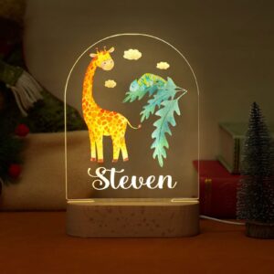 Lampe Personnalisée Bébé - Girafe