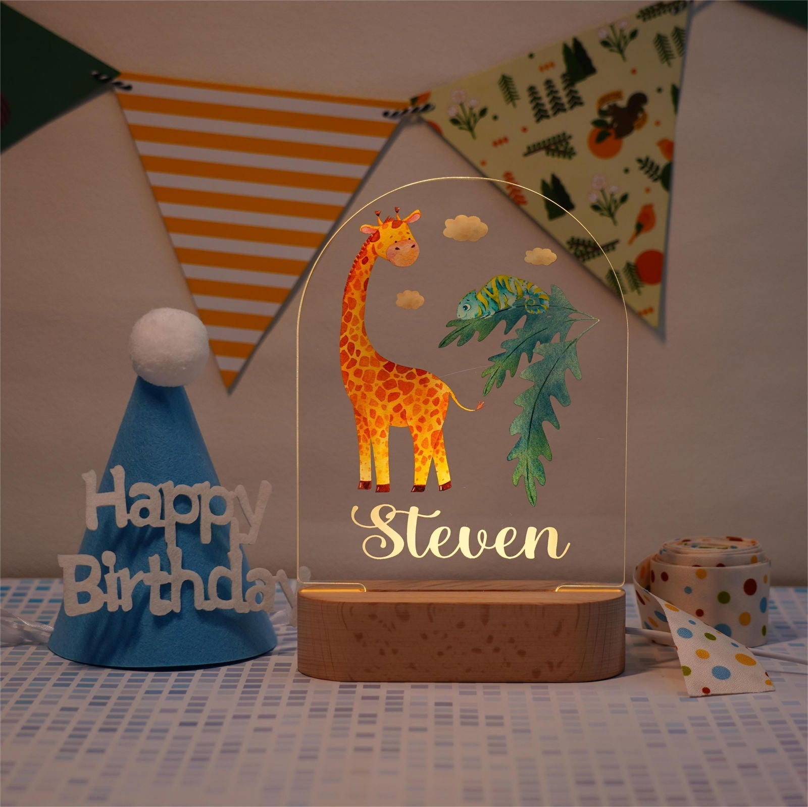 Lampe Personnalisée Bébé - Girafe – Image 4