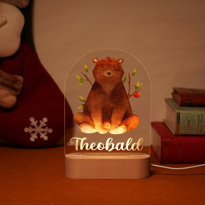 Lampe Personnalisée Bébé - Ours – Image 2