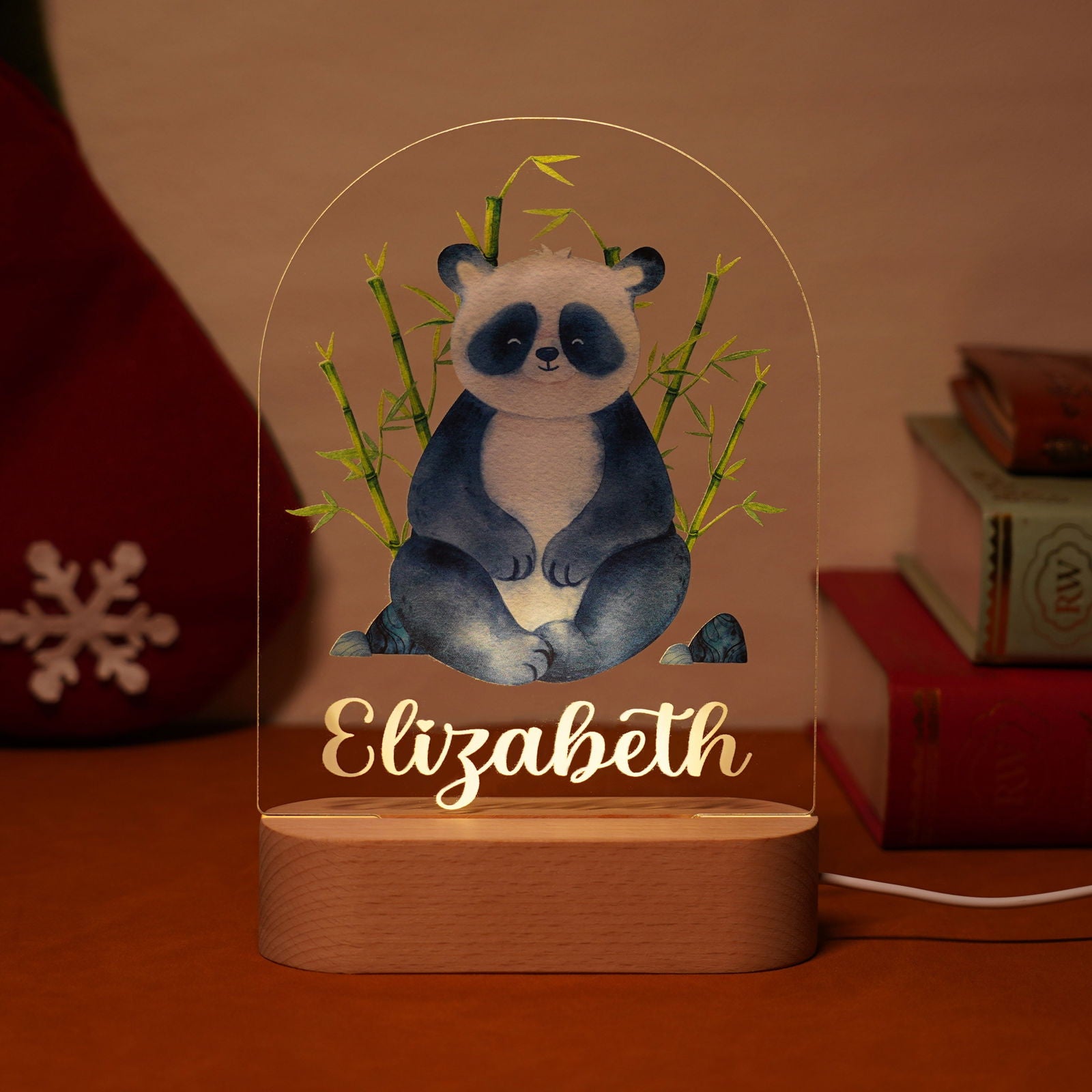 Lampe Personnalisée Bébé - Panda – Image 2