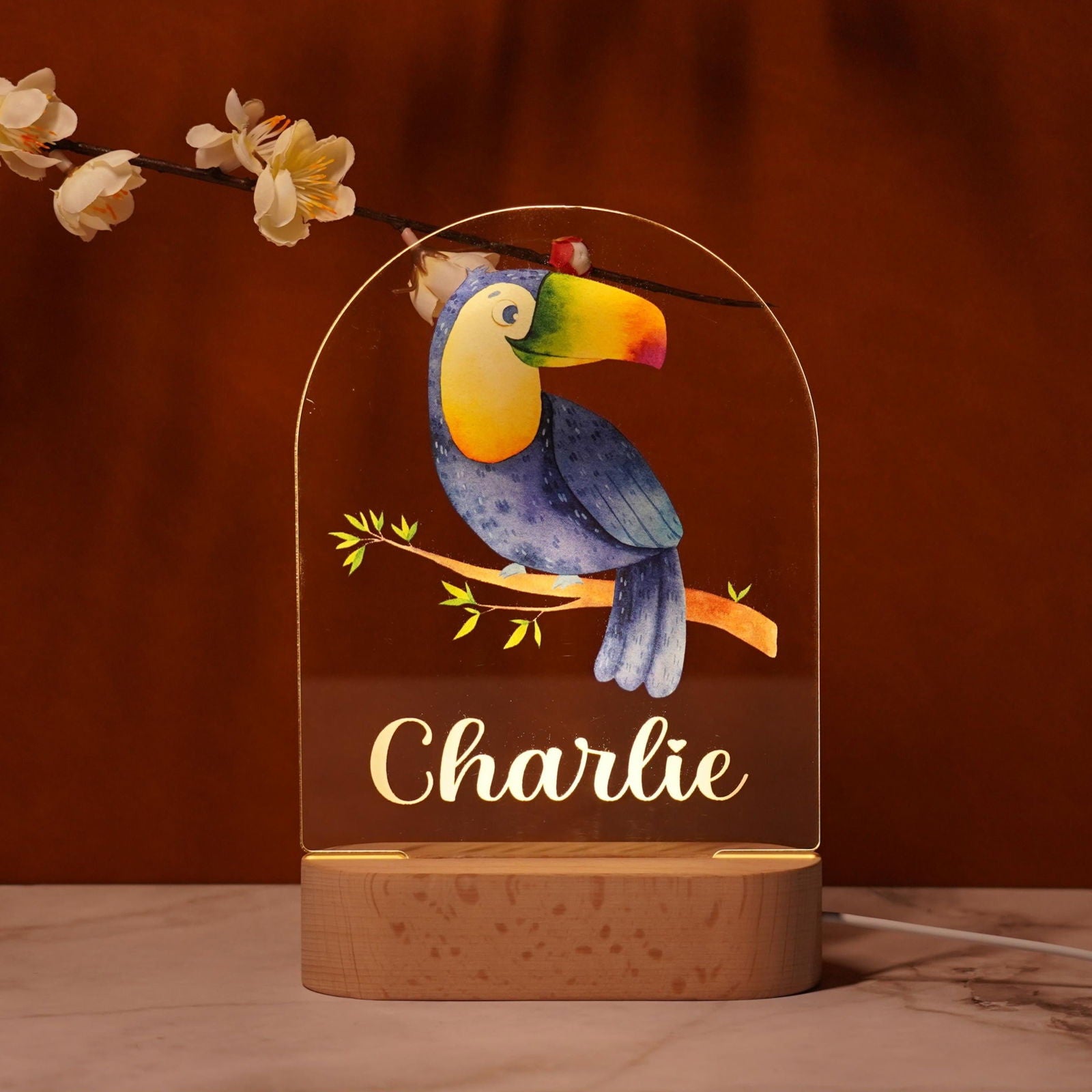 Lampe Personnalisée Bébé - Toucan