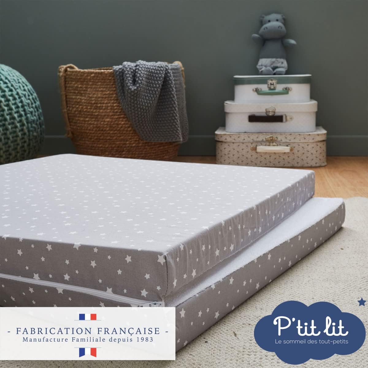 Matelas pliant bebe P’tit Lit